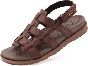 KuaiLu Womens Fashion Orthopedic Walking Sandals for Women 2025 Arch Support Sandles Comfort Plantar Fasciitis Recovery Cushion Summer Travel Outdoor Hiking Open Toe Water Shoes Brown Size 7