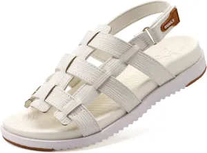 KuaiLu Womens Fashion Orthopedic Walking Sandals for Women 2025 Arch Support Sandles Comfort Plantar Fasciitis Recovery Cushion Summer Travel Outdoor Hiking Open Toe Water Shoes Woman Size US5-11