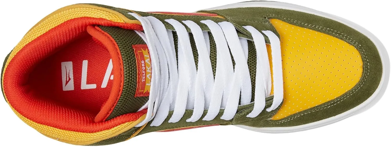 Lakai Men's Cardiff Skate Shoes - Breathable Casual Sneakers