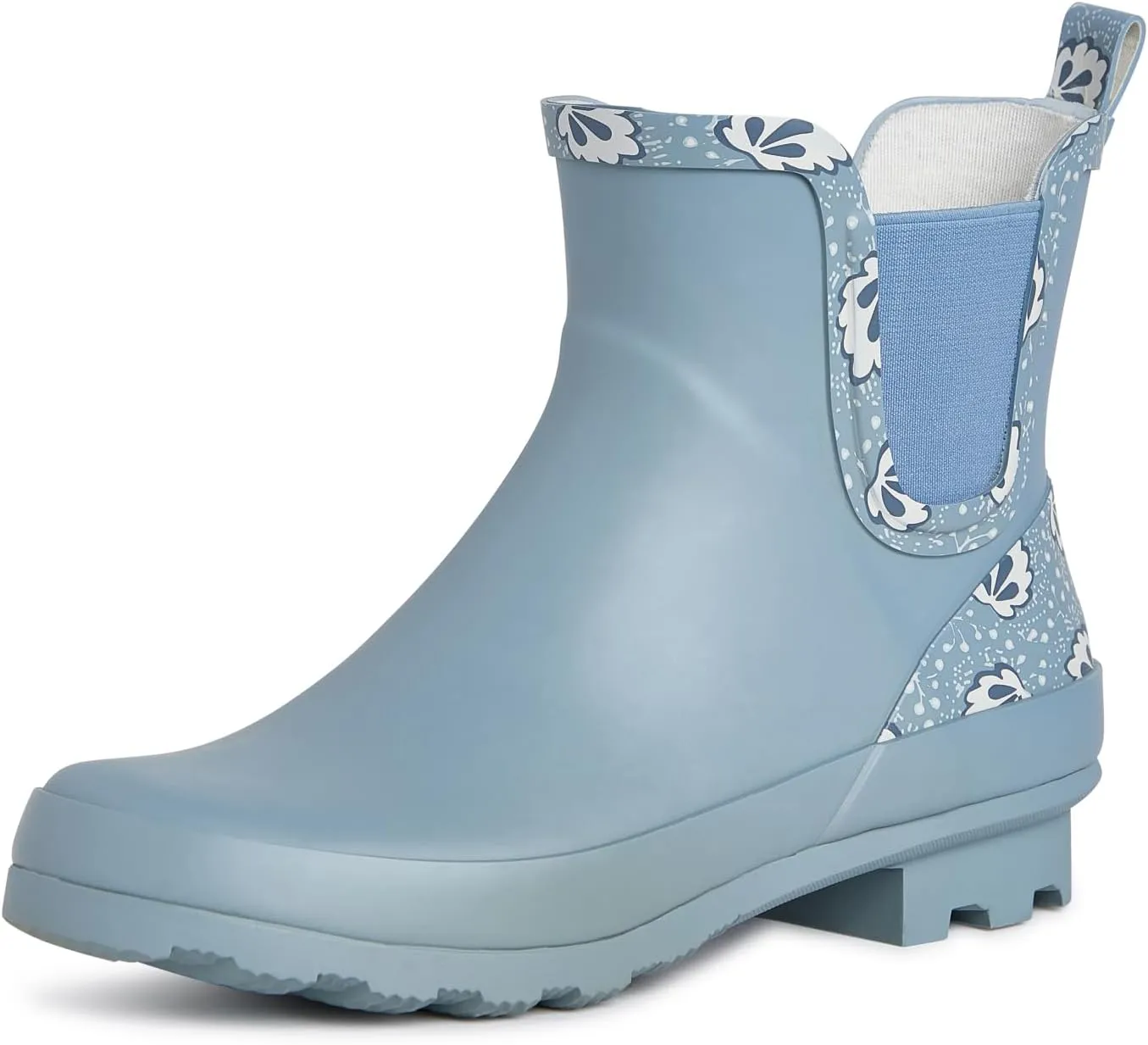Laura Ashley Women's Rain Boots, Mid Cut Rubber Rain Boots for Women - Waterproof Ankle Boots for Ladies
