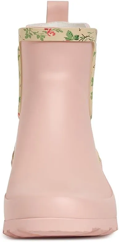 Laura Ashley Women's Rain Boots, Mid Cut Rubber Rain Boots for Women - Waterproof Ankle Boots for Ladies