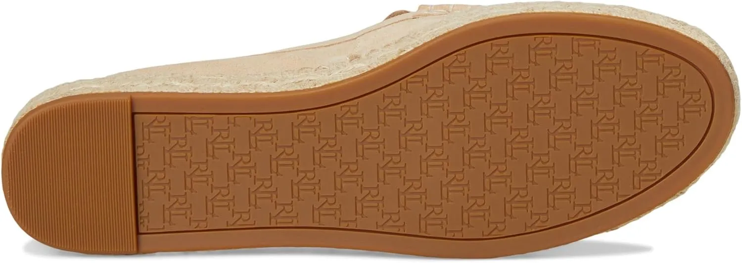 Lauren Ralph Lauren Women's Luize Suede Loafers Espadrille Flat