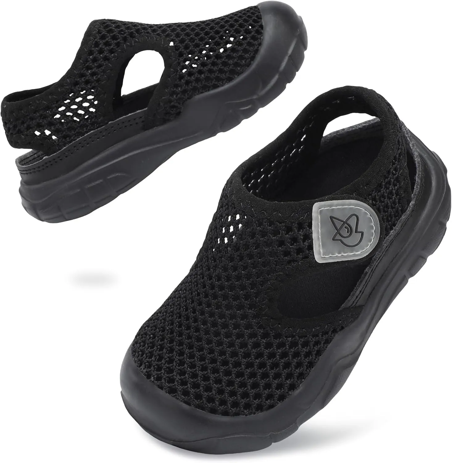 LeIsfIt Toddler Sandals Boys Girls Wide Sandals Kids Water Sandals Barefoot Water Shoes for Beach Swim Lightweight Closed Toe Summer Sandals