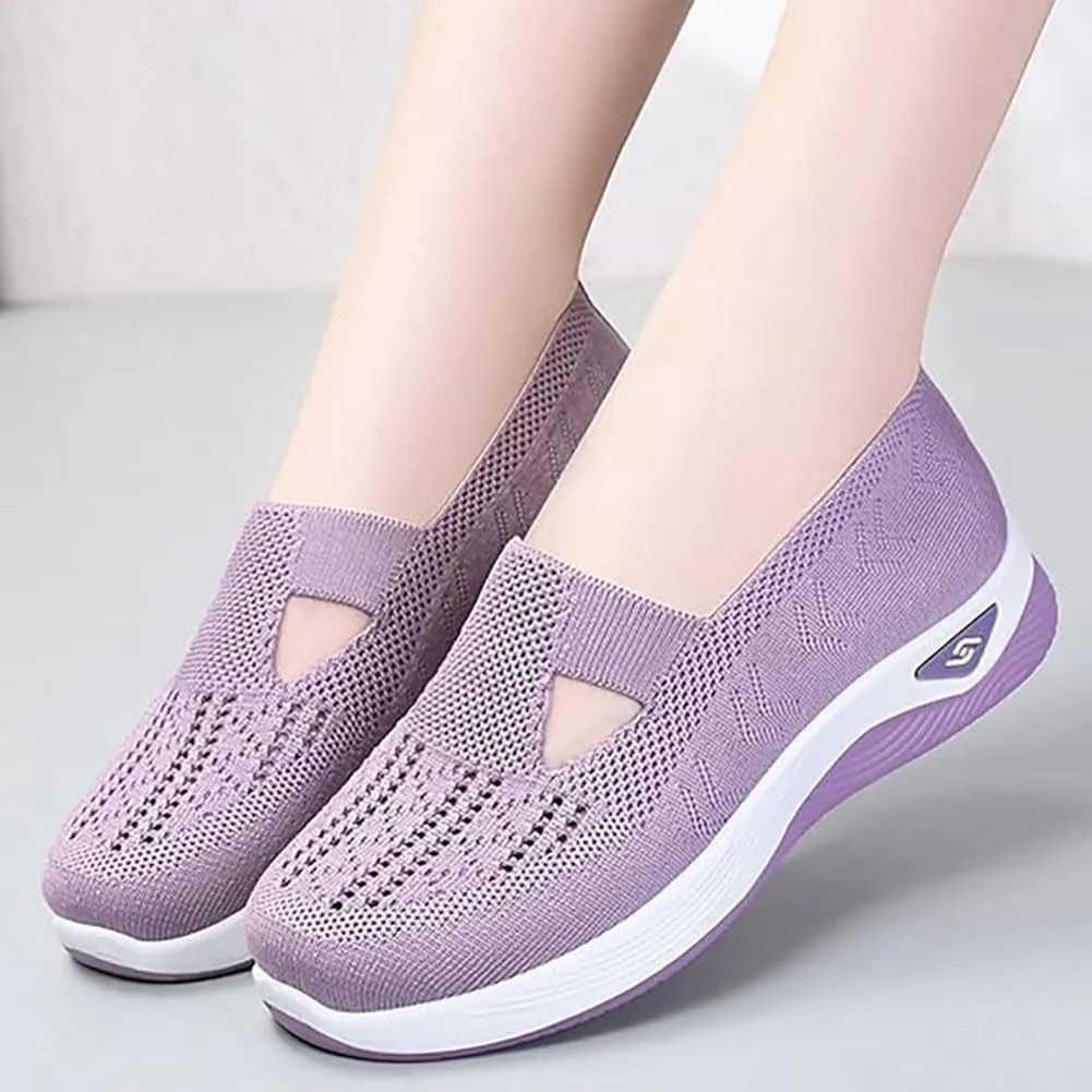 LOSD Orthowalkway Womens Shoes, Women's Woven Orthopedic Breathable Soft Shoes Arch Support, Zapatos Ortopédicos para Mujer