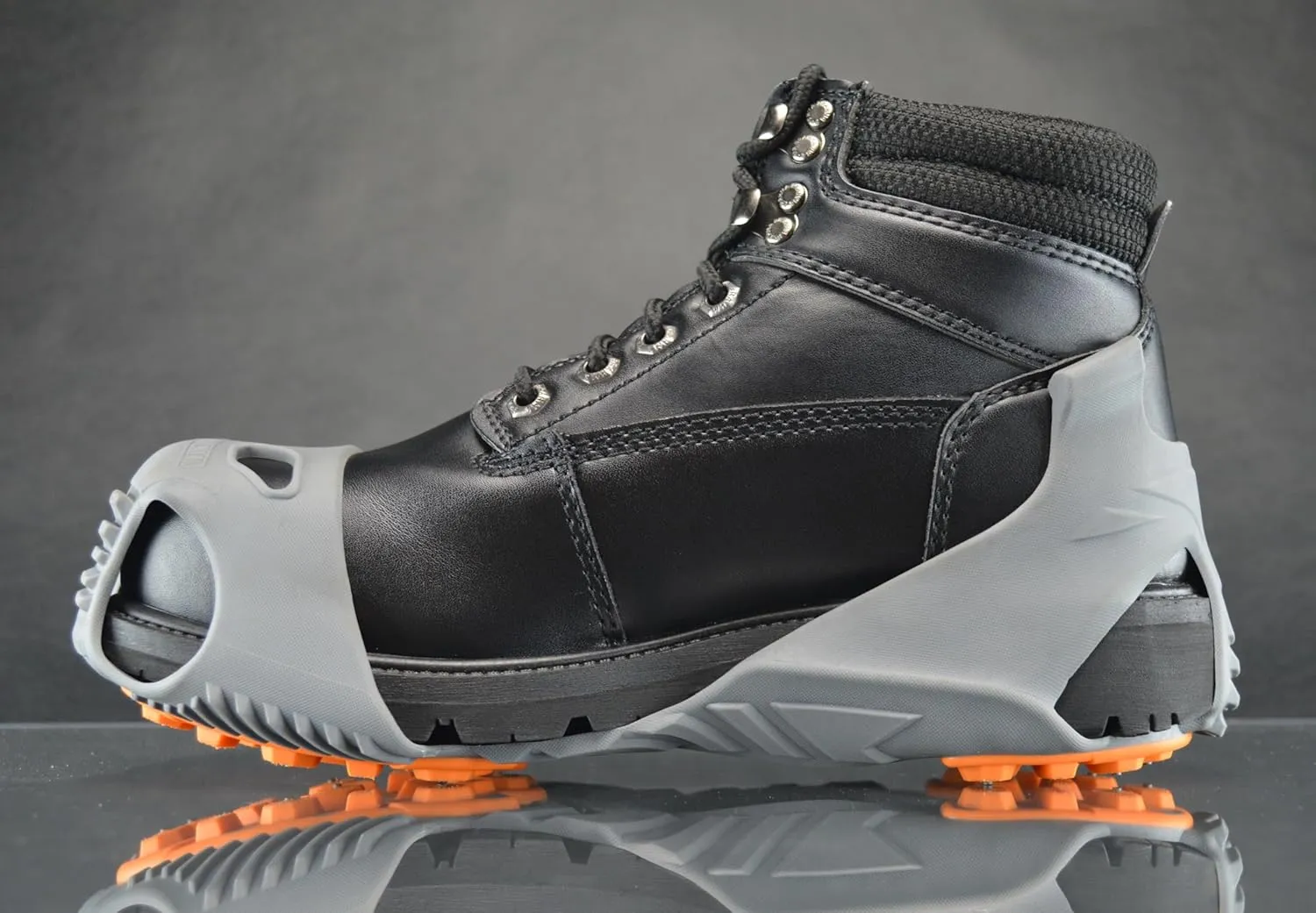 Low-Pro Ice Cleat, Heavy-Duty Industrial Grade Traction Aid for Walking on Snow and Ice (1 Pair)