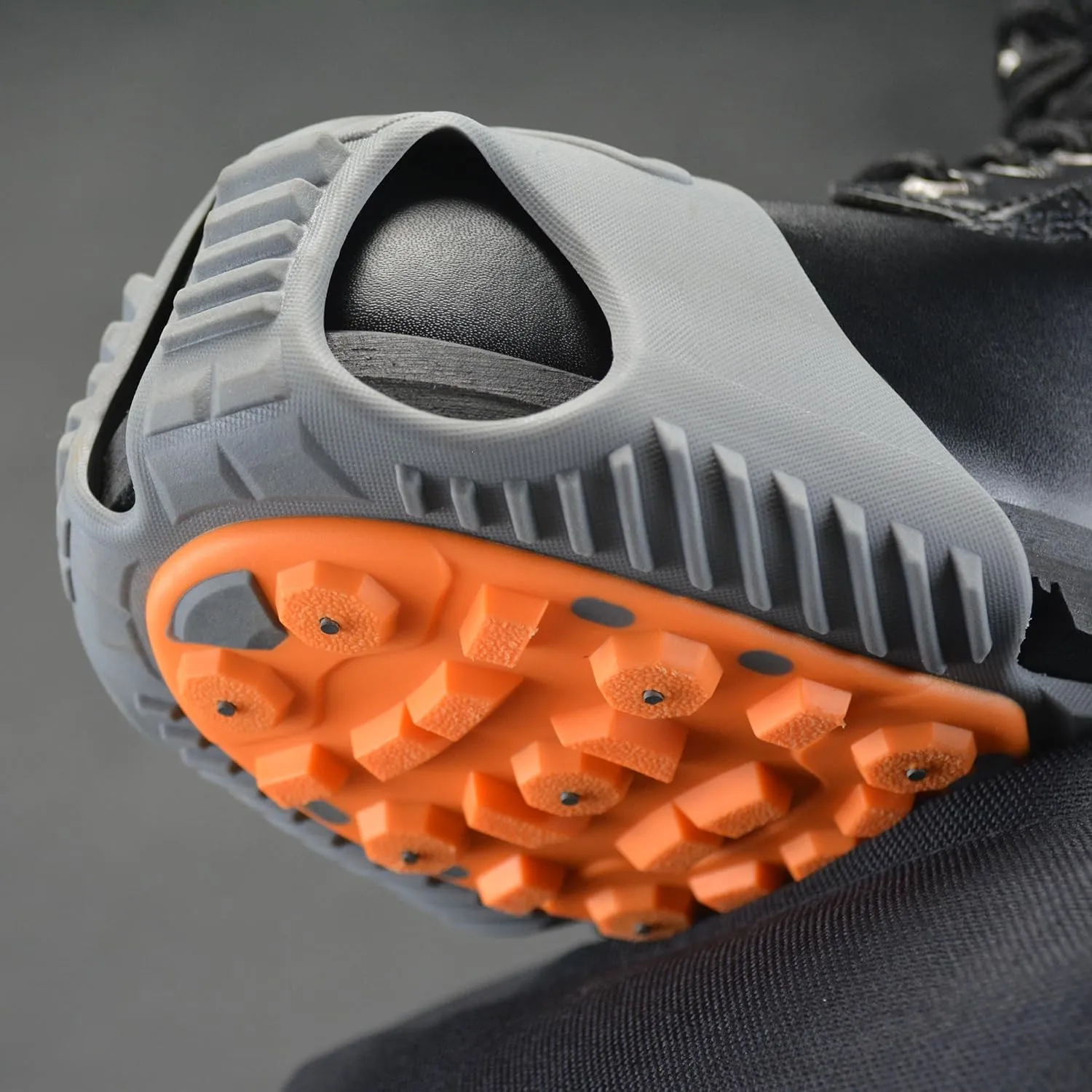 Low-Pro Ice Cleat, Heavy-Duty Industrial Grade Traction Aid for Walking on Snow and Ice (1 Pair)
