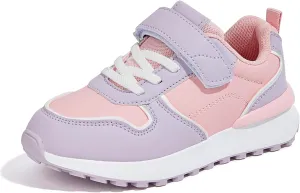 LUCKY STEP Kids Sneakers for Girls Boys Running Non-Slip Tennis Casual Walking Shoes Hook and Loop Unisex-Child Storybook Shoes for Big Kids, Little Kids & Toddlers