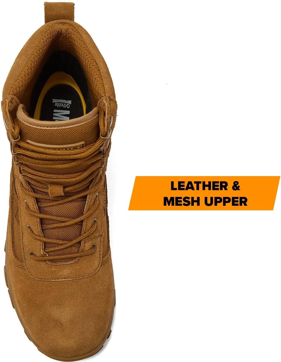 MAGNUM Men's Bragg Waterproof Tactical Boots for Men, Mens Military Hiking Boots, Breathable Light Weight Work Boots for Men