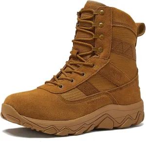 MAGNUM Men's Bragg Waterproof Tactical Boots for Men, Mens Military Hiking Boots, Breathable Light Weight Work Boots for Men