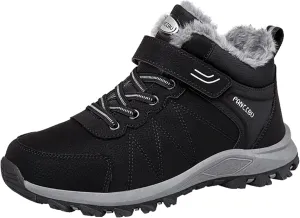 MAIZUN Snow Boots for Women Warm Fur lined Winter Boots Anti-Slip Comfortable Ankle Boots Cold Weather Boot