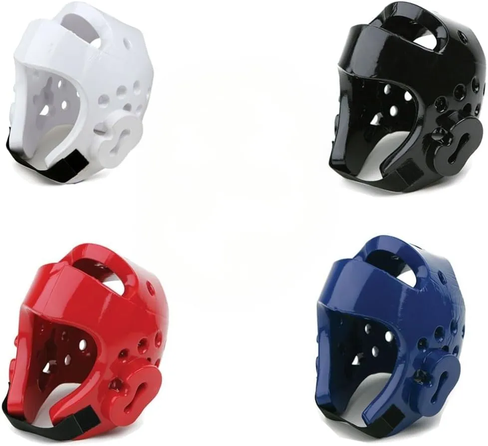 Martial Arts Karate Protective Sparring Gear Package Deal - Adjustable Adults & Kids Headgear, Gloves & Kicks for MMA, Taekwondo, Boxing Training