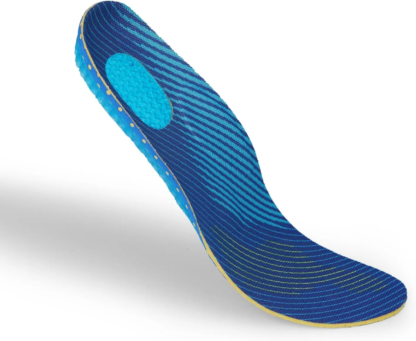 Men Gel Shoe Inserts Women Shock Absorbing Arch Support Silicone Heavy Duty Work Boots Insoles for Standing All Day