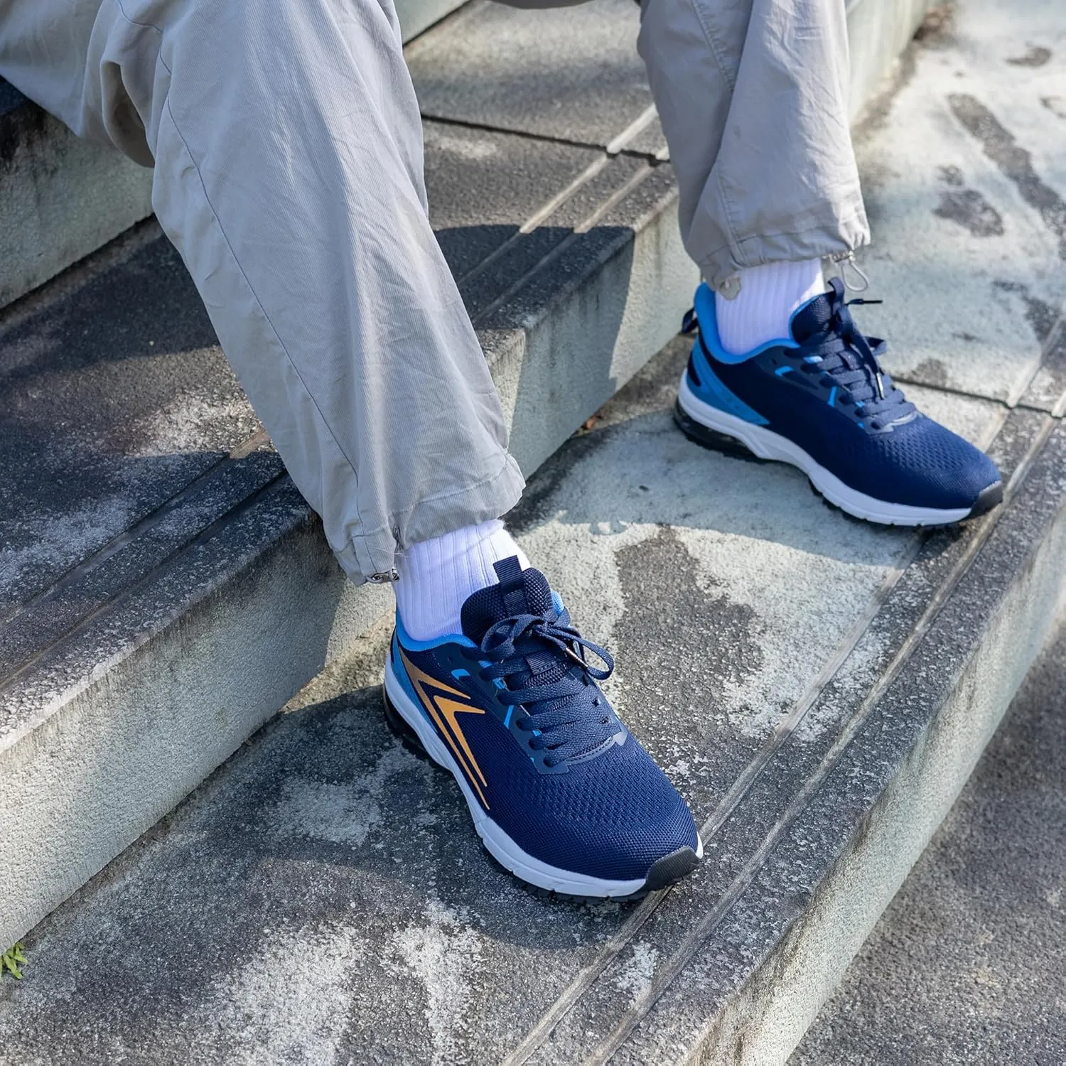 Men's Air Athletic Running Tennis Shoes Fashion Trail Sport Gym Jogging Walking Fitness Sneaker US 7-12.5