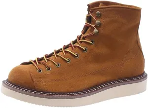 Men's Casual Workwear Wind Medium Tube Suede High-top Board Shoes Thick-soled Boots Casual Comfortable Inner Breathable Non-slip Flat Sole
