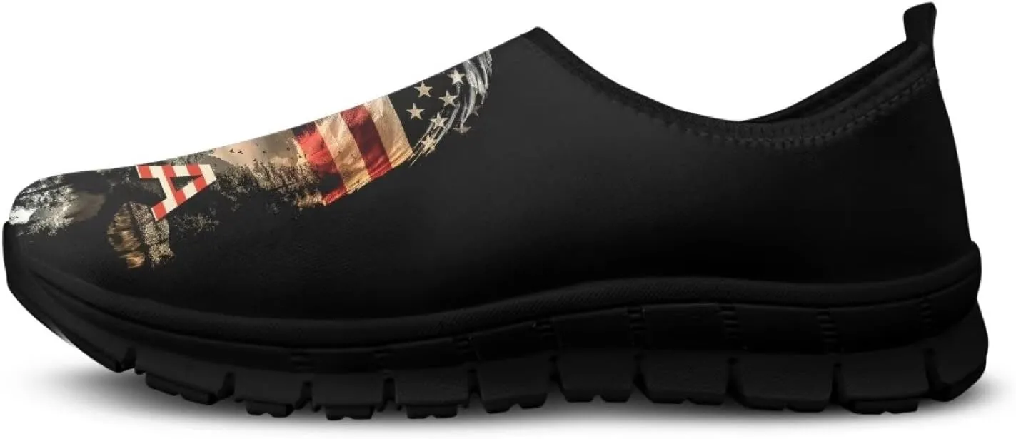 Men's Espadrilles Slip Lightweight Walking Casual Loafers Comfortable Travel Shoes（Black Sole）