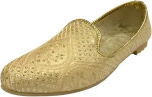 Men's Jutti for Wedding Traditional Ethnic Mojari Shoes Sherwani Loafers Handmade Gold Embroidery Juti