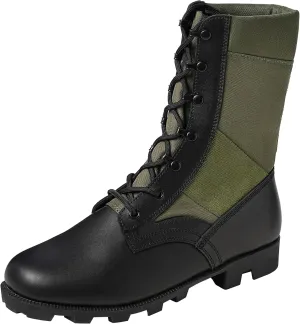 Men's Military Jungle Combat Boots 8 Inch Lightweight Motorcycle Tactical Boot Police Army Botas