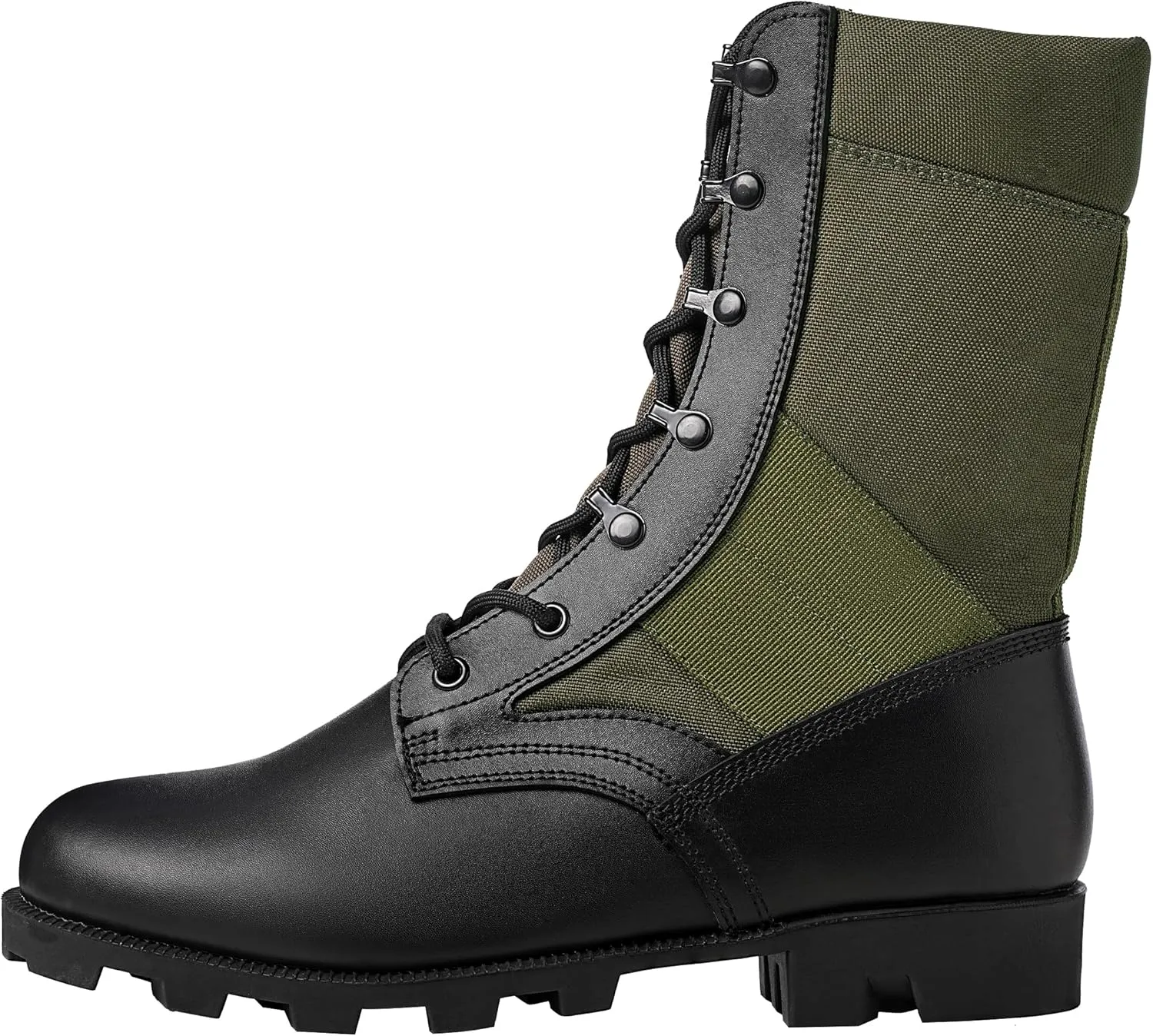 Men's Military Jungle Combat Boots 8 Inch Lightweight Motorcycle Tactical Boot Police Army Botas