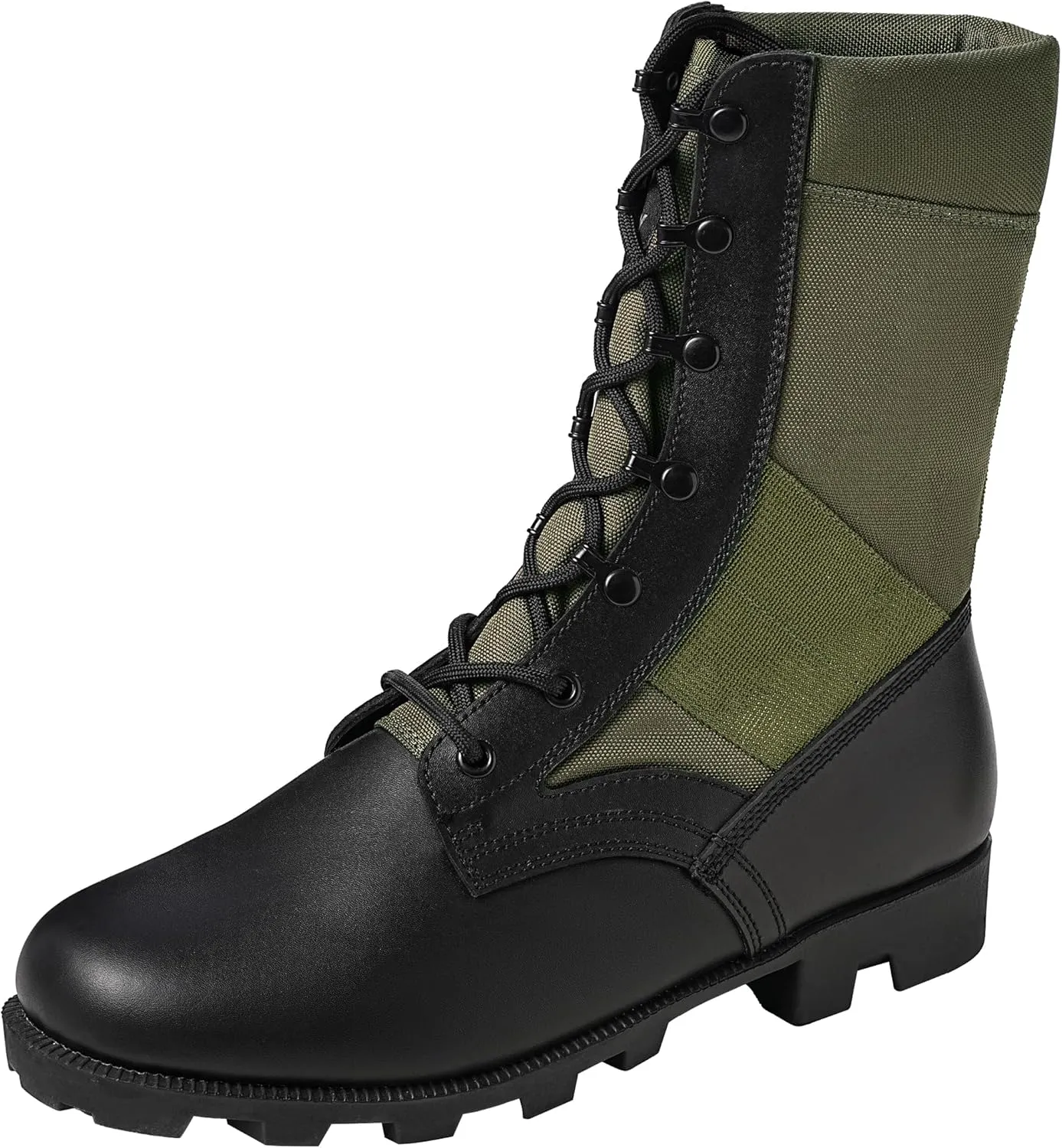 Men's Military Jungle Combat Boots 8 Inch Lightweight Motorcycle Tactical Boot Police Army Botas