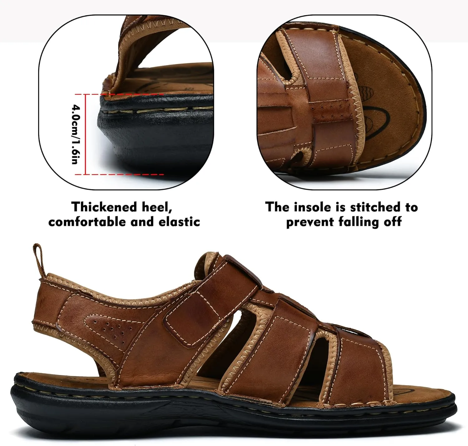 Men's Sandals Non-slip Water Sandals Comfortable Sport Sandals Open Toe Casual Beach Sandals