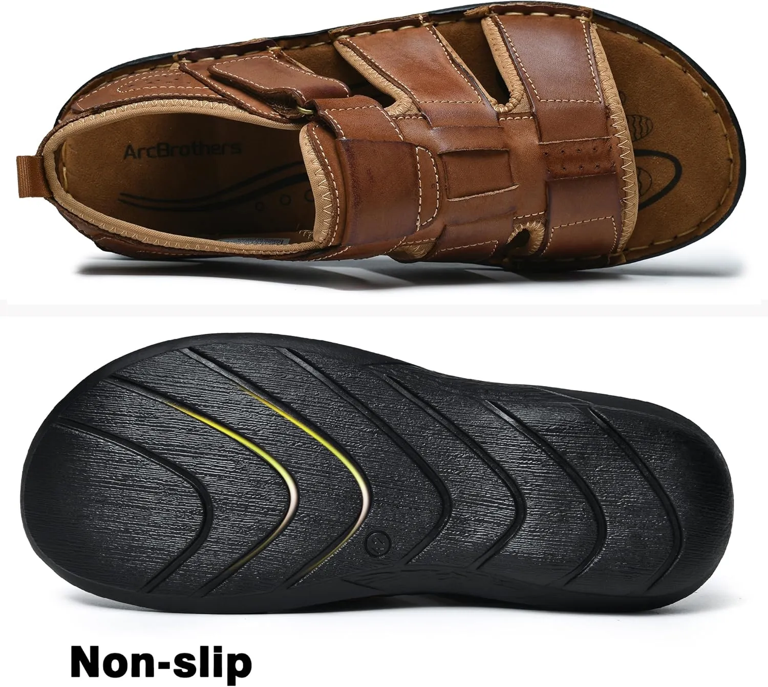 Men's Sandals Non-slip Water Sandals Comfortable Sport Sandals Open Toe Casual Beach Sandals
