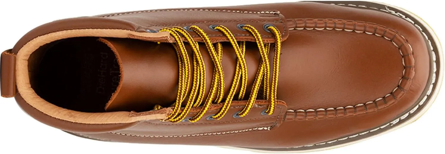 Men's SureTrack 6" & 8'' Leather Soft Toe Work Boot for Men, Goodyear Welt, Oil/Slip Resistant, Wedge Sole, Moc Toe Men's Work Boots, EH, 84994 & 86994