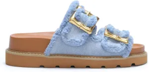 Mi.iM Carlotta Cozy Buckled Lined Mules