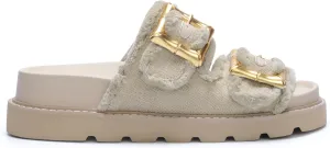 Mi.iM Carlotta Cozy Buckled Lined Mules