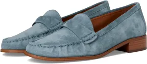 MOOMMO Women Vintage Suede Loafer Flats Round Closed Toe Slip On Oxford Shoes Pleated Flat Penny Loafers Comfort Office Ladies Work Ballet Flats Casual Ballerina Flats Driver Club Spring 4-11 M US
