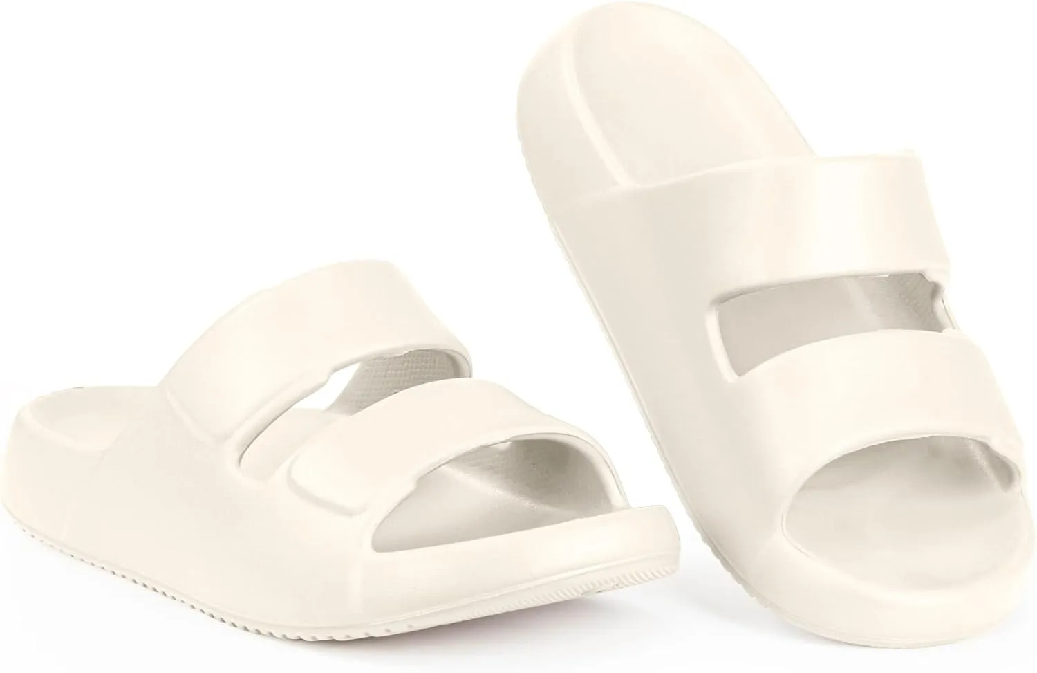 Mukinrch Unisex Adult Classic Sandals with Arch Support,Cloud Slides Beach Sandal Slippers,Comfort Orthopedic Sandals Plantar Fasciitis Recovery Shoe