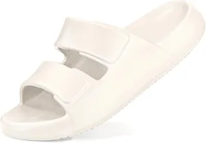 Mukinrch Unisex Adult Classic Sandals with Arch Support,Cloud Slides Beach Sandal Slippers,Comfort Orthopedic Sandals Plantar Fasciitis Recovery Shoe