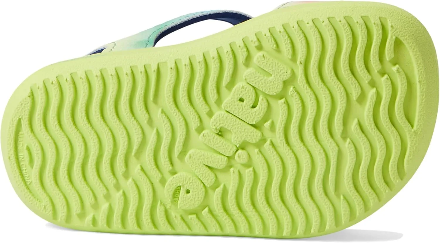 Native Shoes Kids Charley Sugarlite Print Flat Sandals for Little Kid - Hook-Loop Closure with EVA Footbed, and Eye-Catching Design