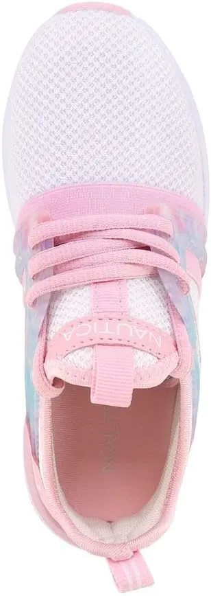 Nautica Girls Kids Sneakers Athletic Fashion Lace-Up Tennis Sports Running Shoes(Big Kid, Little Kid, Toddler)