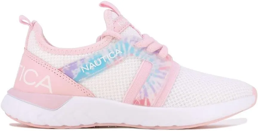 Nautica Girls Kids Sneakers Athletic Fashion Lace-Up Tennis Sports Running Shoes(Big Kid, Little Kid, Toddler)