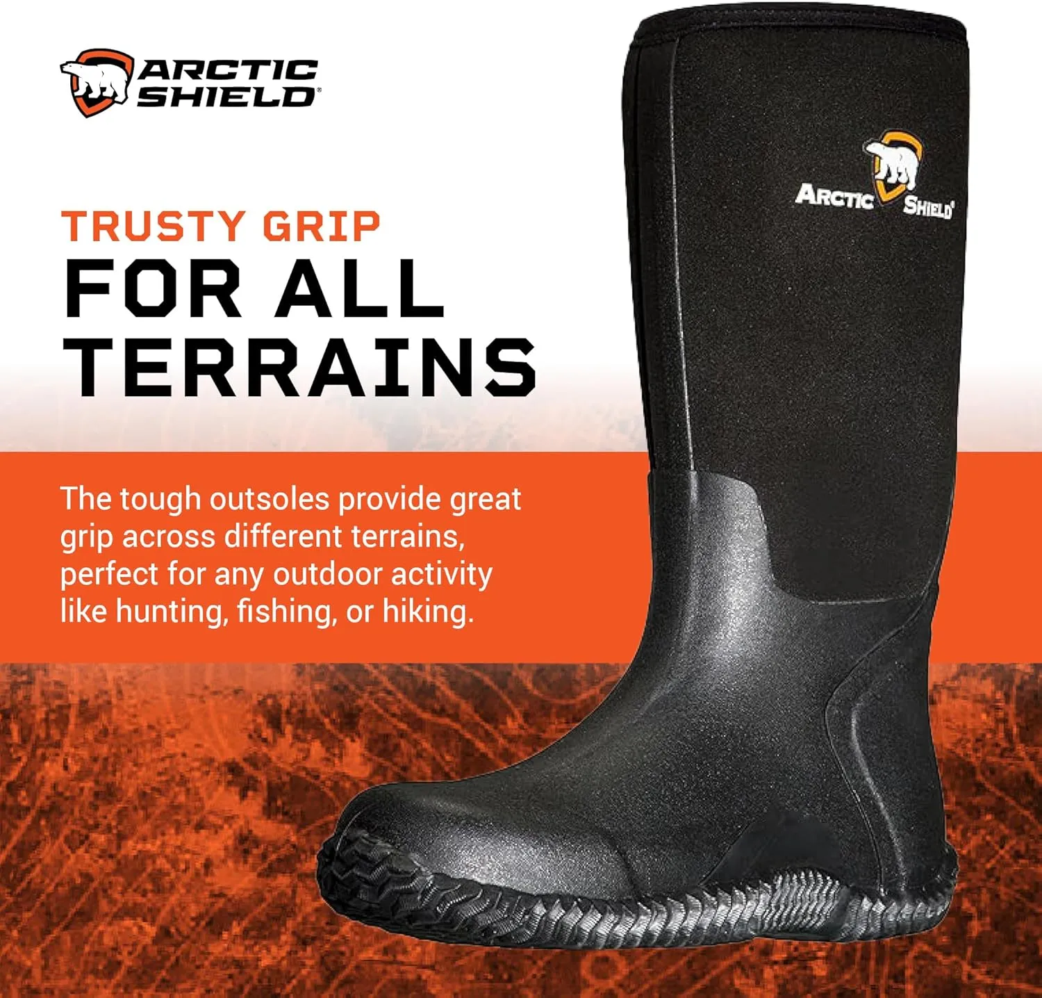 Neoprene Heavy Duty Rubber Boots for Men & Women - Durable Footwear Rain Boots - Insulated Waterproof Outdoor Boots for Hunting, Mud, Fishing, Gardening & Farming