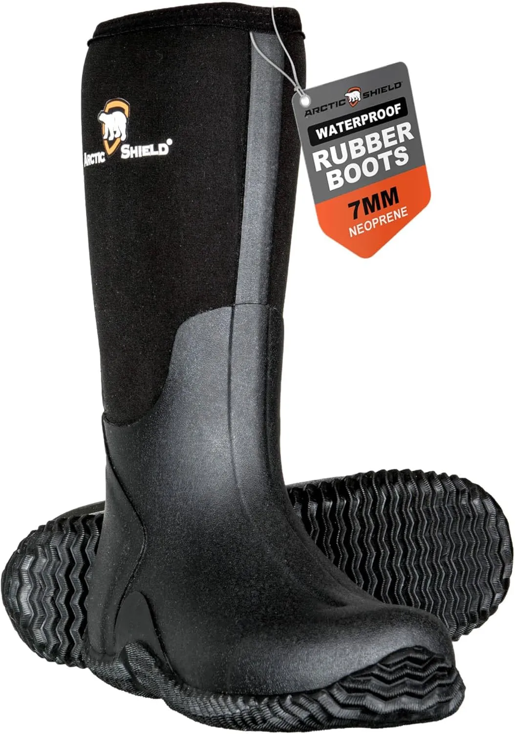 Neoprene Heavy Duty Rubber Boots for Men & Women - Durable Footwear Rain Boots - Insulated Waterproof Outdoor Boots for Hunting, Mud, Fishing, Gardening & Farming