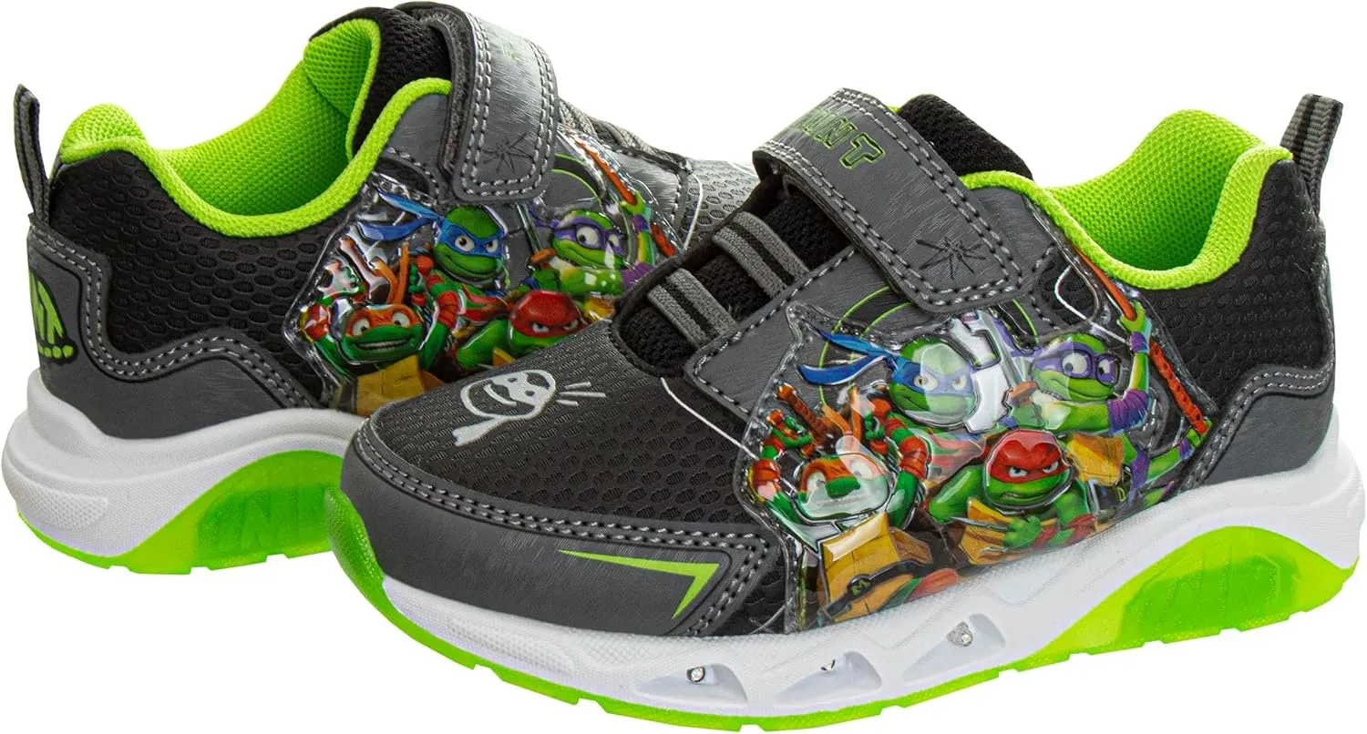 Nickelodeon Boy's Ninja Turtles Lighted Sneakers (Toddler/Little Kid)