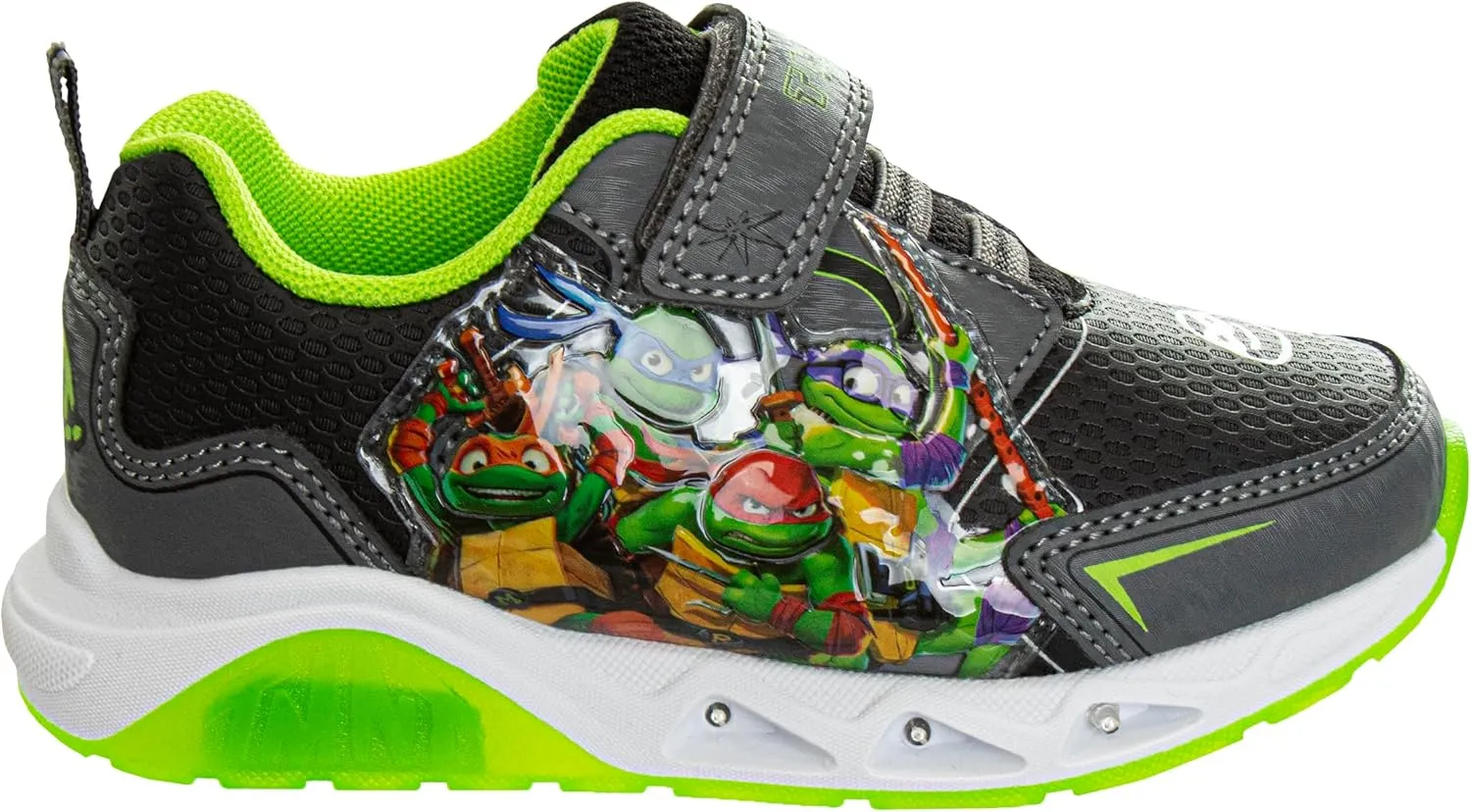 Nickelodeon Boy's Ninja Turtles Lighted Sneakers (Toddler/Little Kid)