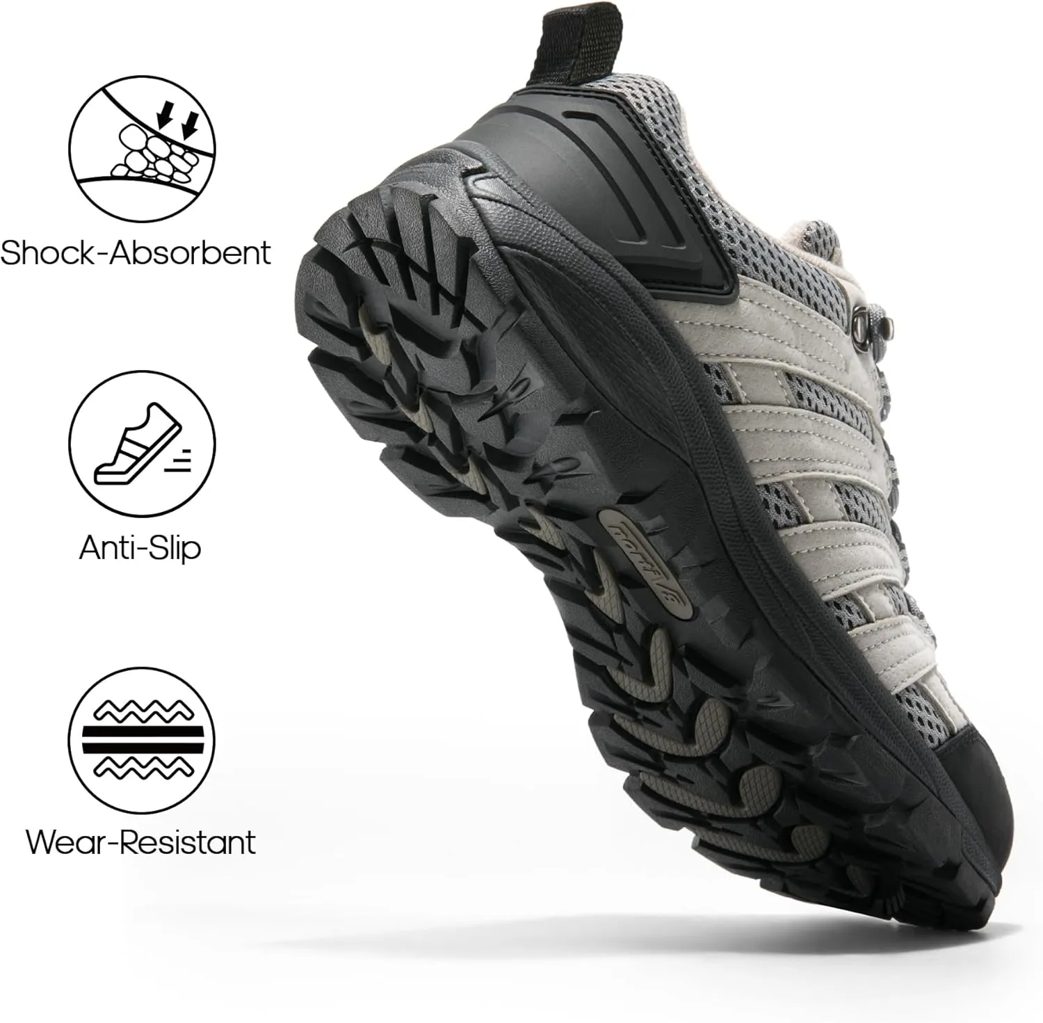NORTIV 8 Women's Hiking Shoes Lightweight Breathable Mesh Walking Sneakers Outdoor Work Shoes