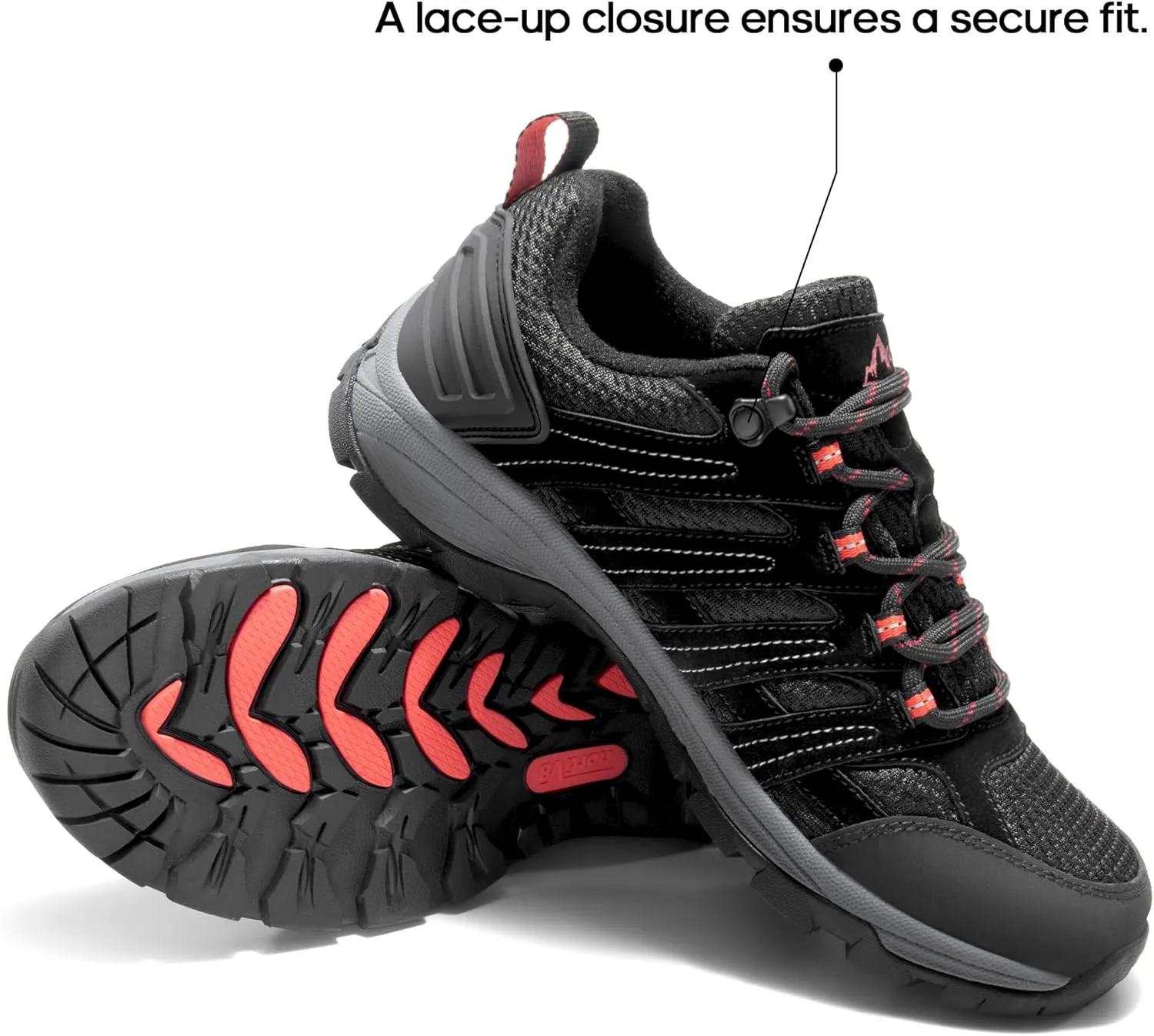 NORTIV 8 Women's Hiking Shoes Lightweight Breathable Mesh Walking Sneakers Outdoor Work Shoes