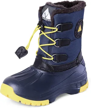 Nova Mountain Boy's and Girl's Waterproof Winter Snow Boots