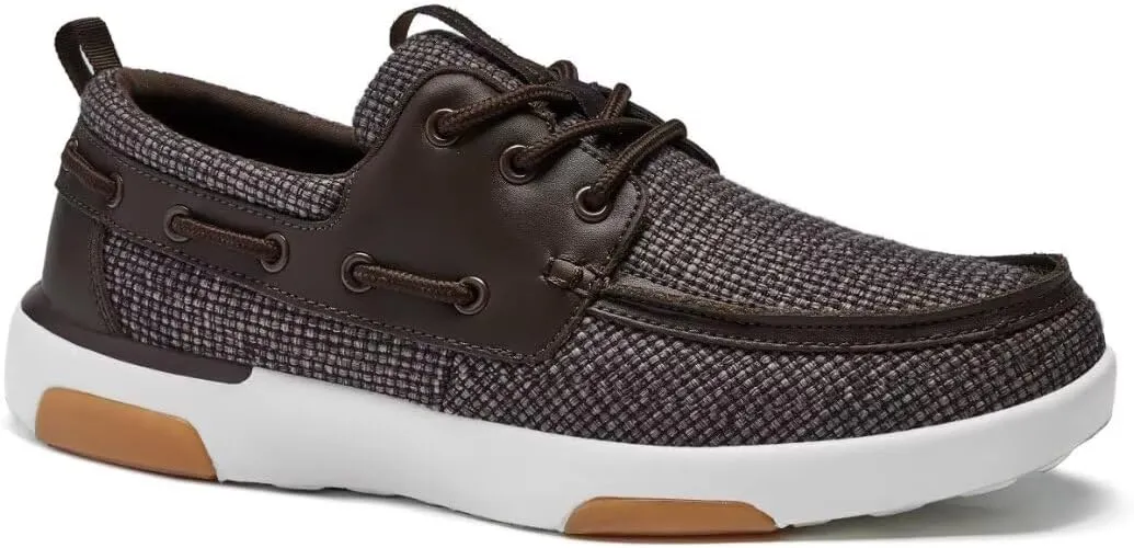 OrthoComfoot Men's Orthopedic Walking Shoes with Arch Support: Casual Plantar Fasciitis Slip-On Loafers for Flat Feet, Orthotic Adjustable Fashion Sneakers for Foot and Heel Pain