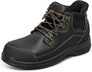Orthofeet Men's Orthopedic Hands-Free Slip On Work Boots Graphite