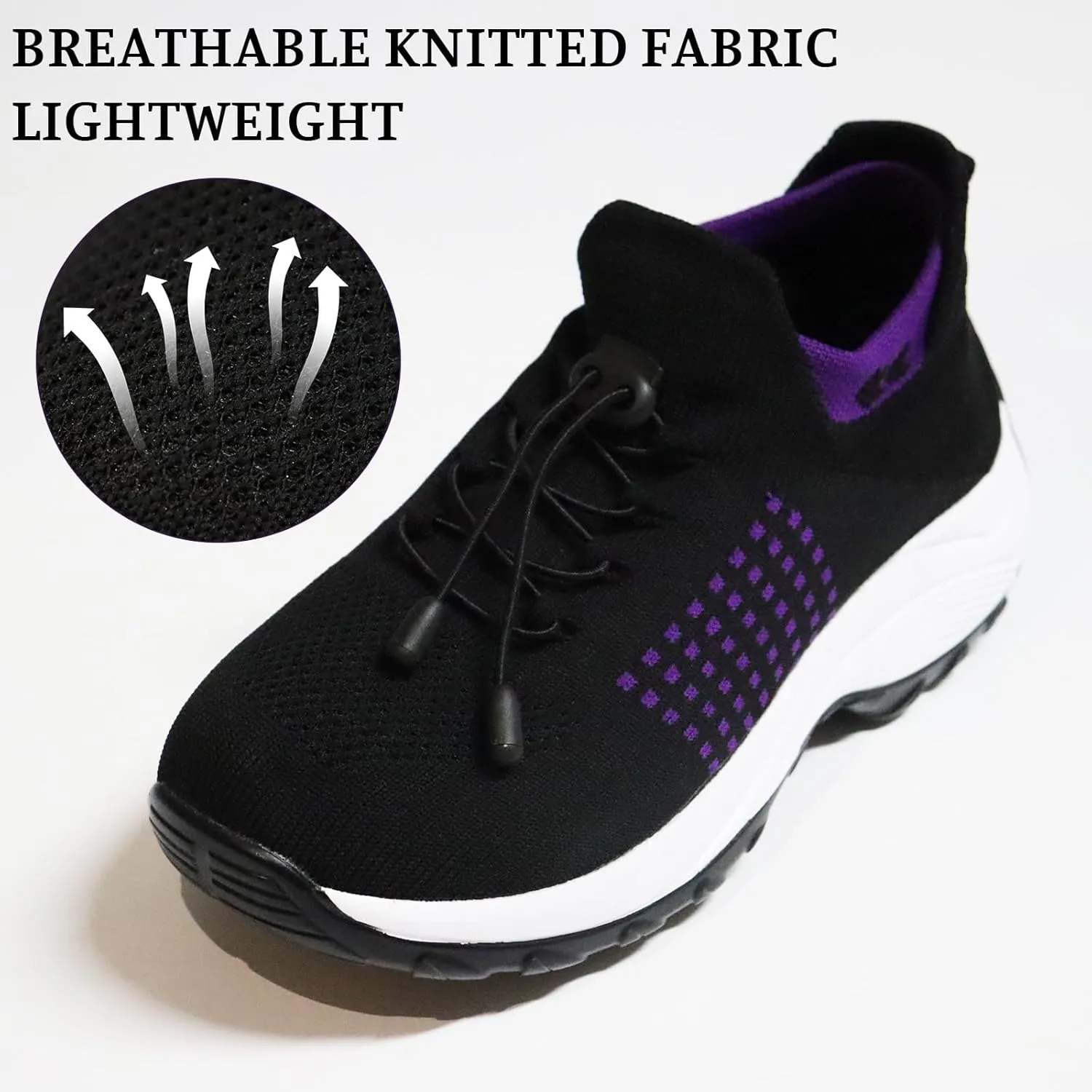 Orthopedic Shoes for Women Comfort Wear Orthowear Shoes Wide Width Slip On Walking Tennis Sneakers Plantar Fasciitis Bowling Shoe Mesh Athletic Style for Bowlers Breathable Lightweight