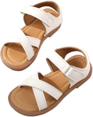 PATPAT Toddler Girls Sandals, Toddler Kids Sandals [Stylish & Comfortable] [Lightweight & Durable] Water Sandals for Girls & Boys Shoes Toddler/Little Kid Girl Sandals Size