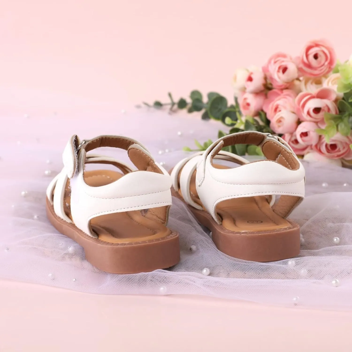 PATPAT Toddler Girls Sandals, Toddler Kids Sandals [Stylish & Comfortable] [Lightweight & Durable] Water Sandals for Girls & Boys Shoes Toddler/Little Kid Girl Sandals Size