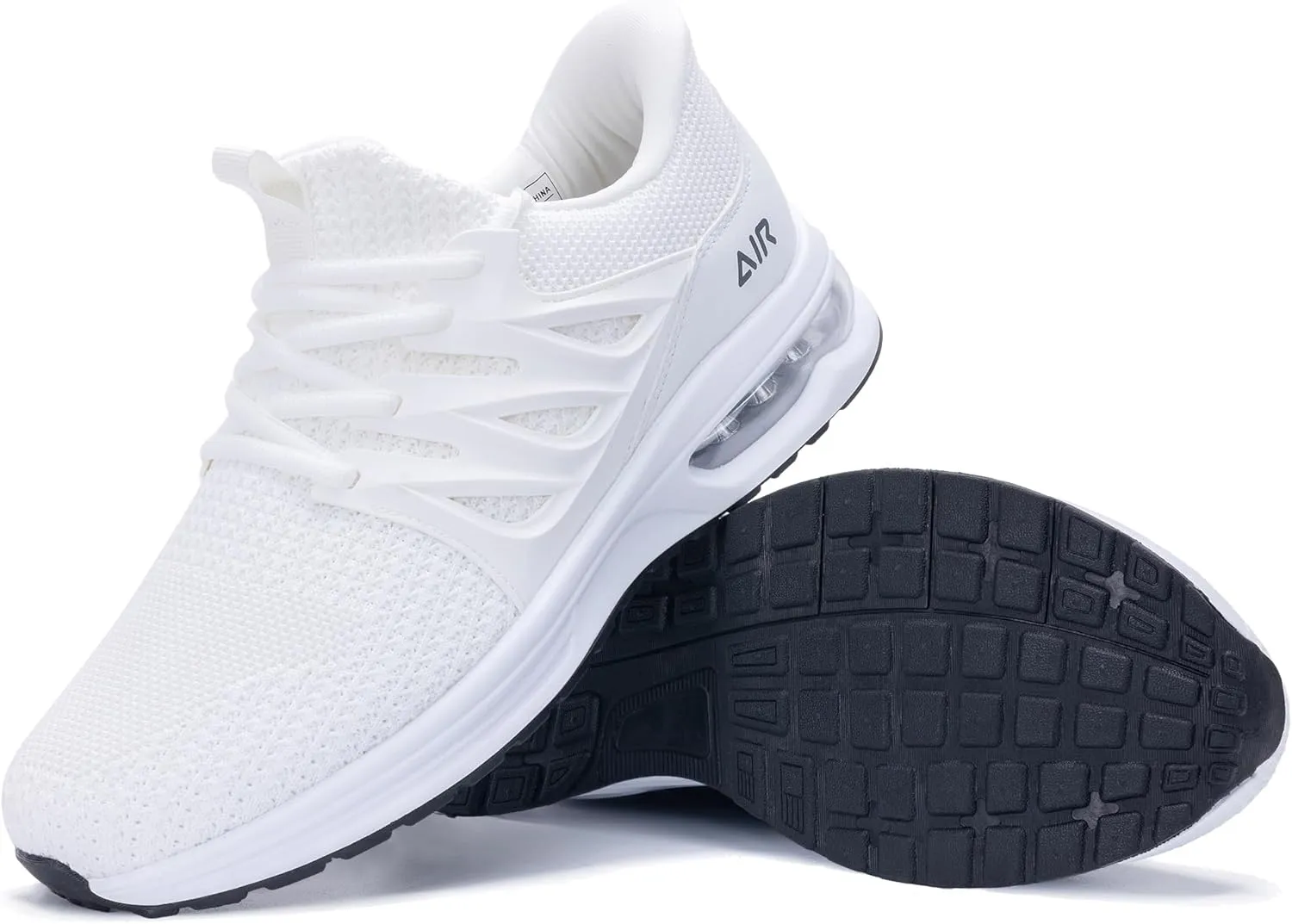PERSOUL Men's Air Slip On Running Shoes Tennis Athletic Sneakers Lightweight Walking Jogging Workout Gym Shoes Size 7-13