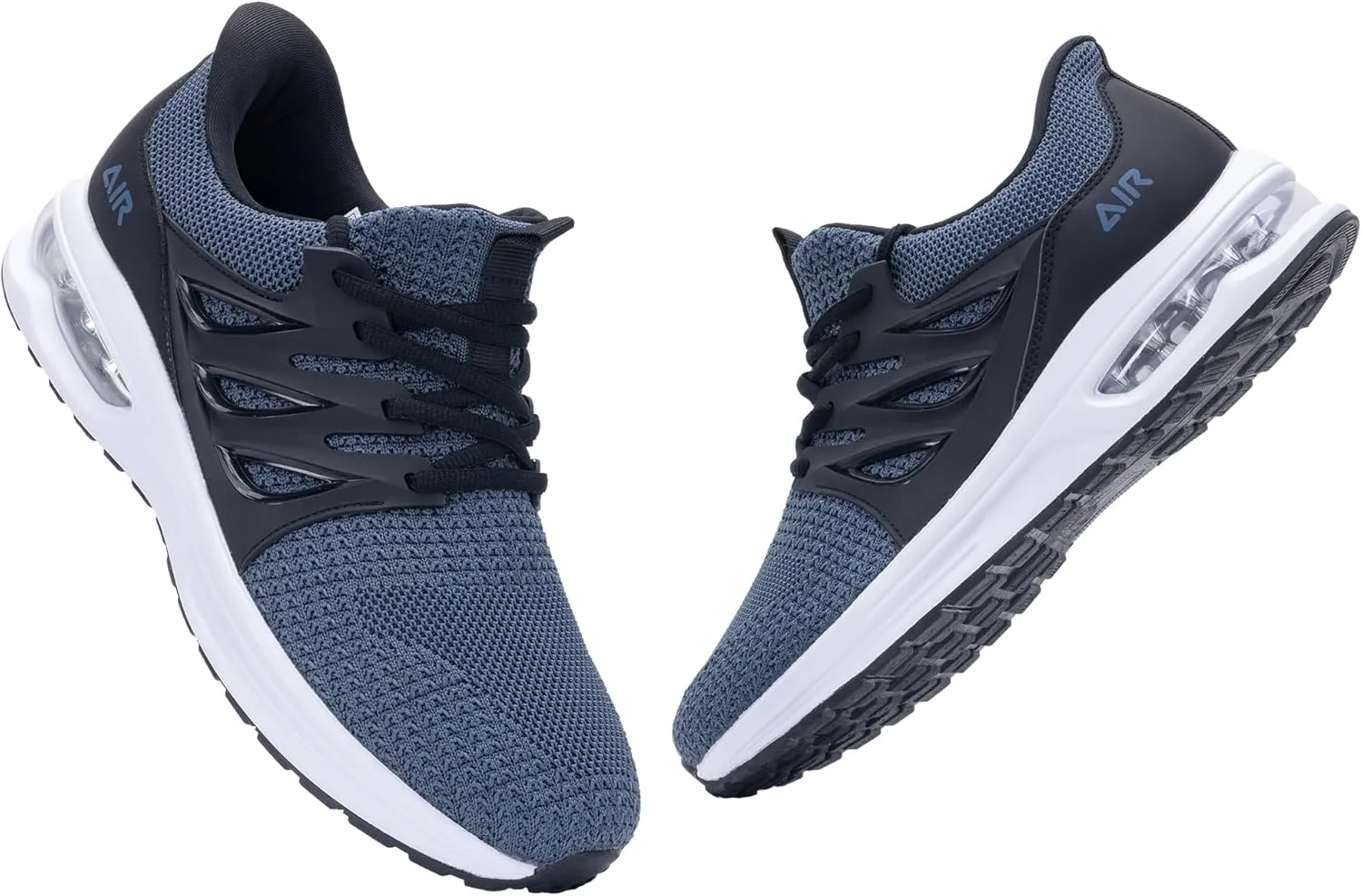 PERSOUL Men's Air Slip On Running Shoes Tennis Athletic Sneakers Lightweight Walking Jogging Workout Gym Shoes Size 7-13