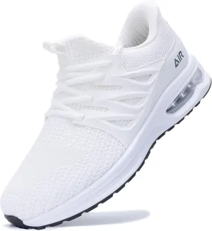 PERSOUL Men's Air Slip On Running Shoes Tennis Athletic Sneakers Lightweight Walking Jogging Workout Gym Shoes Size 7-13