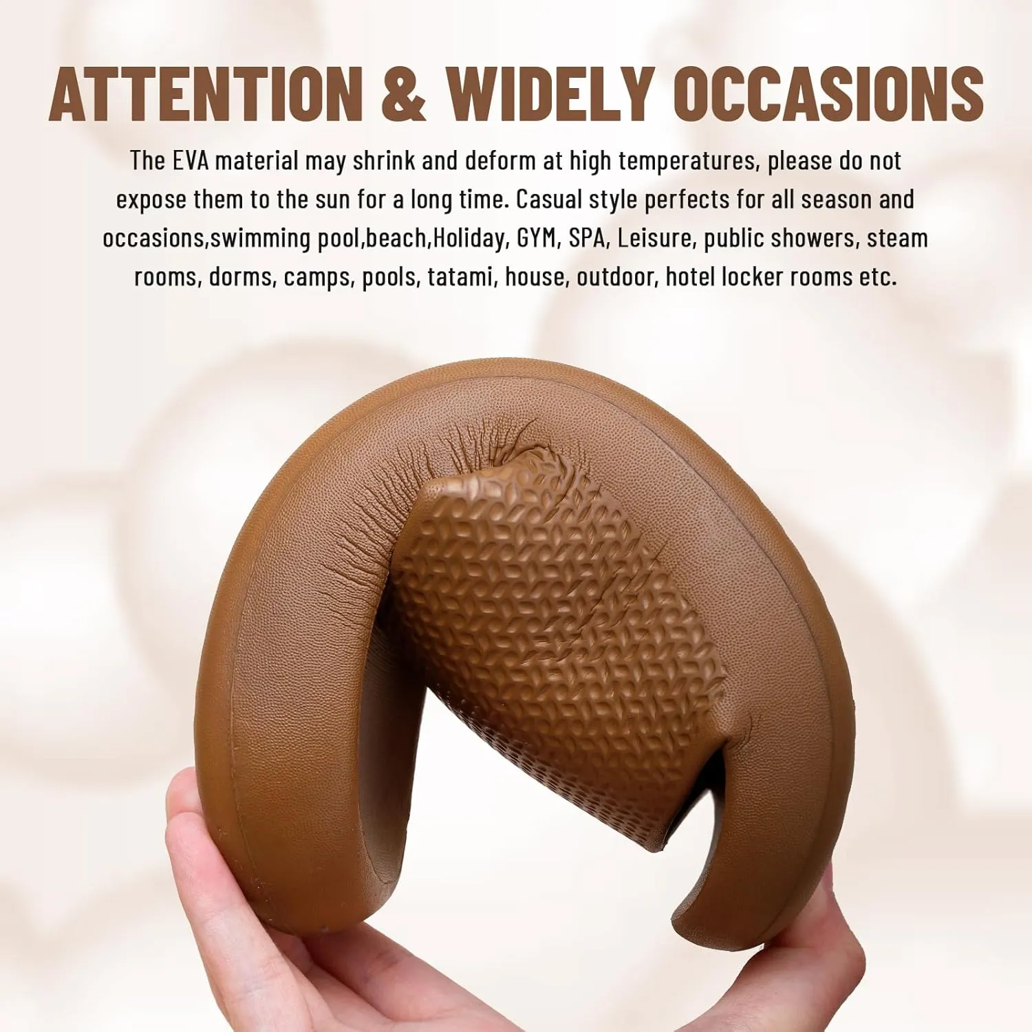 Pillow Slippers for Women and Men Non Slip Quick Drying Shower Cloud Slide Sandals Thick Sole, Non-Slip, Easy to Clean Indoor And Outdoor Slippers with Arch Support